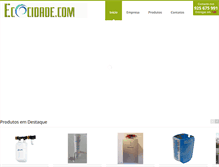 Tablet Screenshot of ecocidade.com